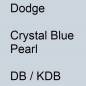 Preview: Dodge, Crystal Blue Pearl, DB / KDB.